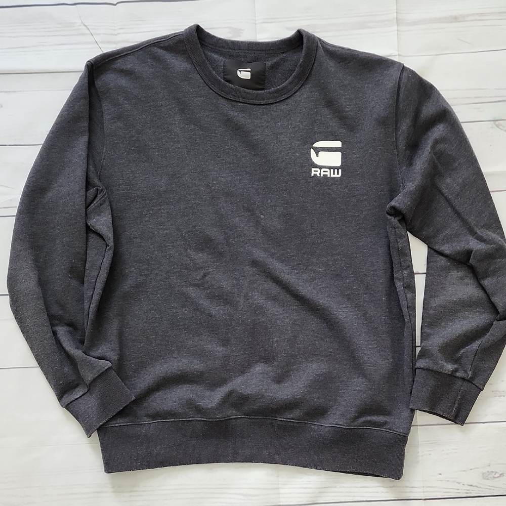 G-Star Gray Crewneck Sweater Classic Style